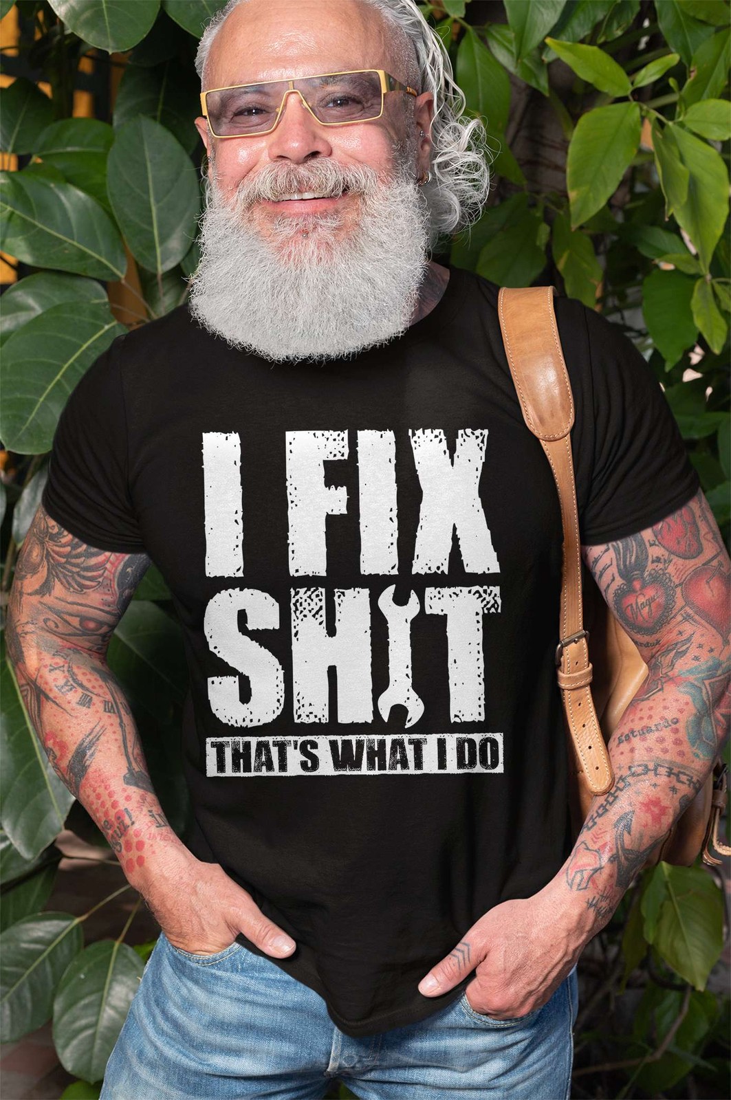 Men’s I Fix Shirt Garage DIY T-Shirts Mechanic Engineer Gifts Father’s Day Tee