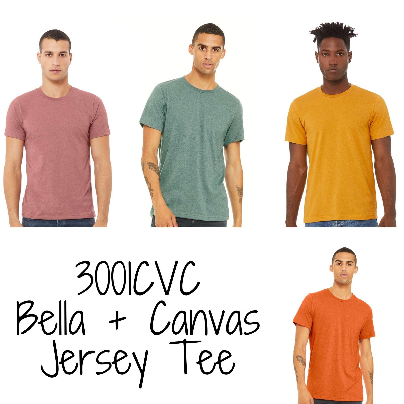 Bella + Canvas 3001CVC | Unisex Jersey Tee