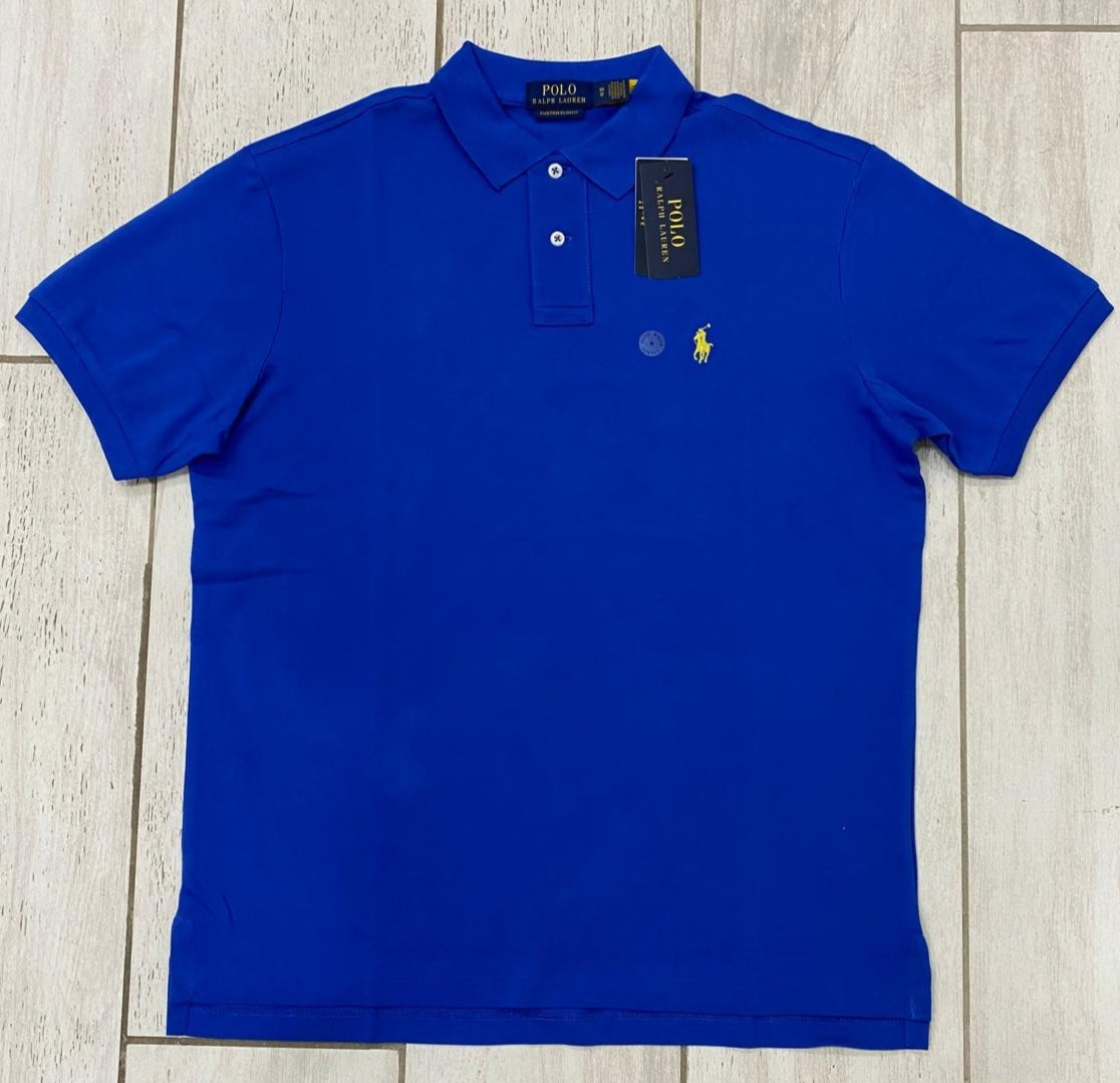 NWT Polo Ralph Lauren Men’s Custom Slim Fit Mesh Polo Shirt – Blue, Navy S-2XL