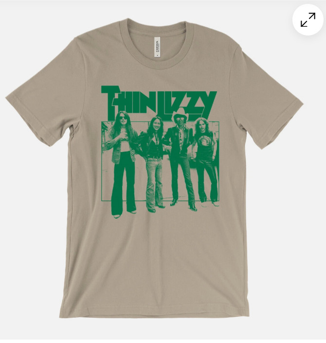 Thin Lizzy T-Shirt – Jailbreak – 70s rock – green design