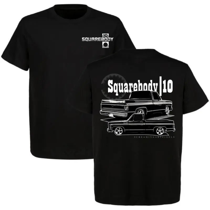 Squarebody C10 T-shirt, Classic Square Body Pickup Truck Graphic Tee, Menswear,