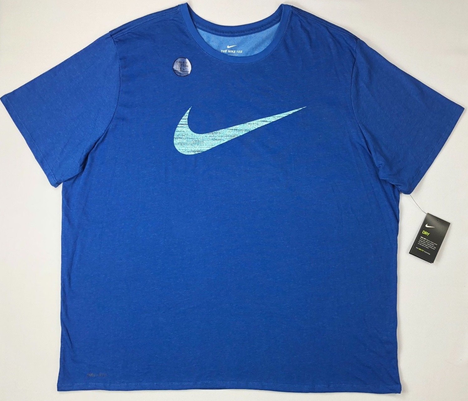 NEW Men’s Big & Tall Nike Dri-Fit Athletic Cut Cotton Tee T-Shirt Size L Tall