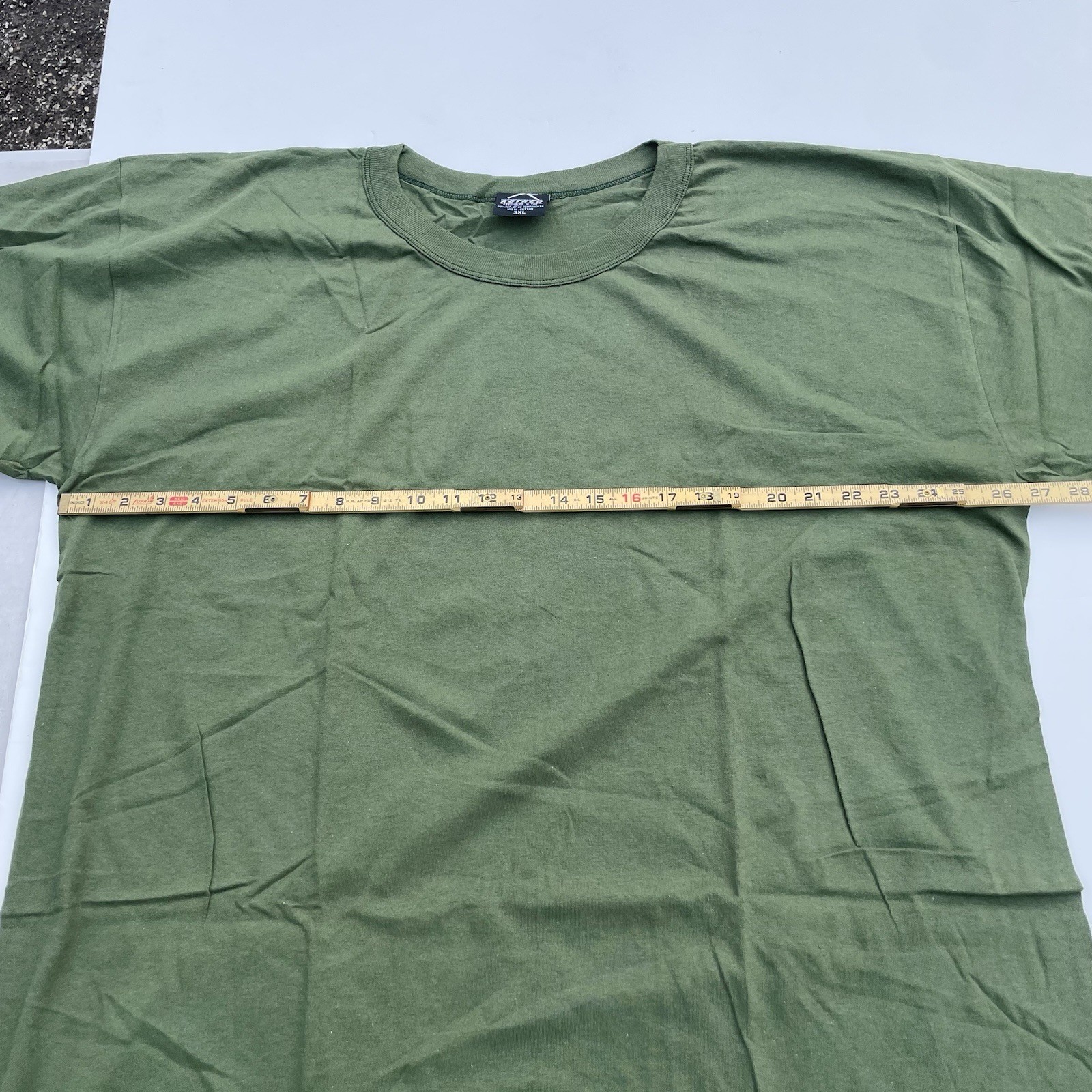 ARMY SOLID OD GREEN PLAIN MENS ROTHCO T-SHIRT 2XL – 3XL