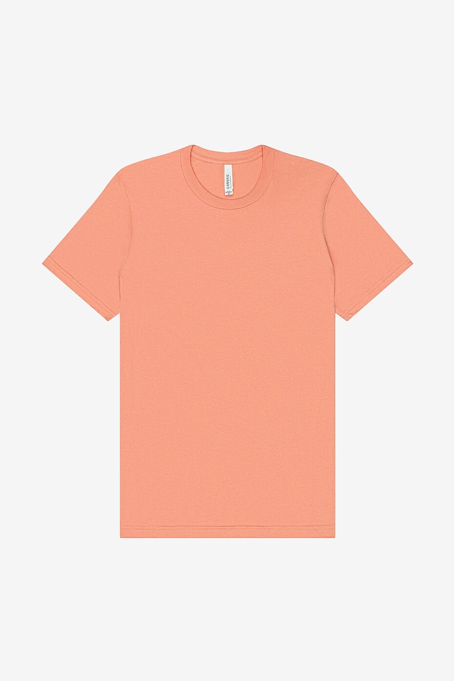 Bella + Canvas 3001CVC Unisex T Shirt Retail Fit Heather Stylish Tee CVC SUNSET