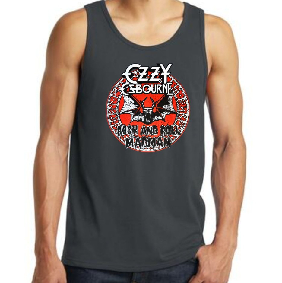 Ozzy Osbourne Rock and Roll Madman Men’s Tank Tops (Multiple Variations)