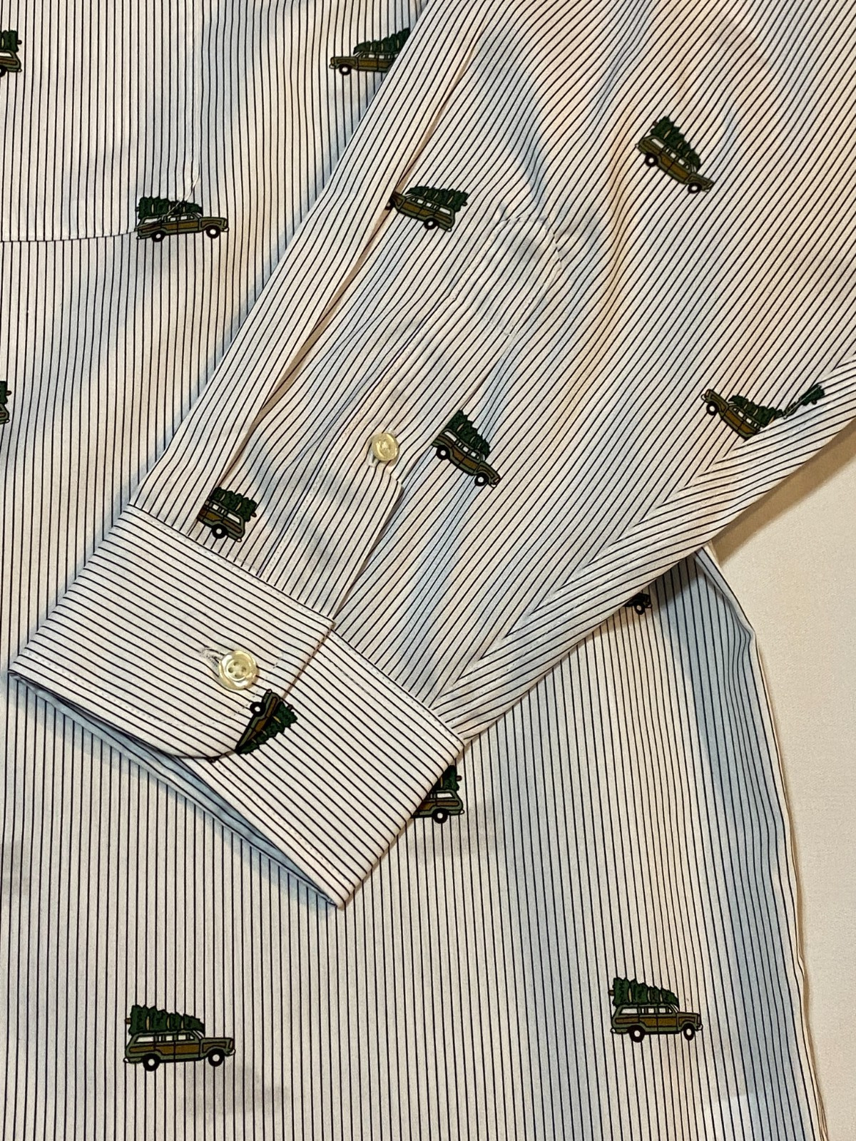 New With Tags-Roundtree & Yorke Travel Smart Christmas Men’s 4XT Stripes Shirt-