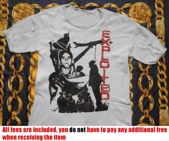 New The Exploited All Size Unisex Tee Shirt For Fan VP465