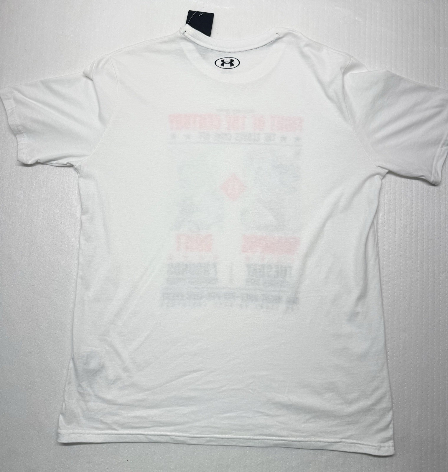 Project Rock Red One Fight Of The Century White T-Shirt Men’s Size Medium