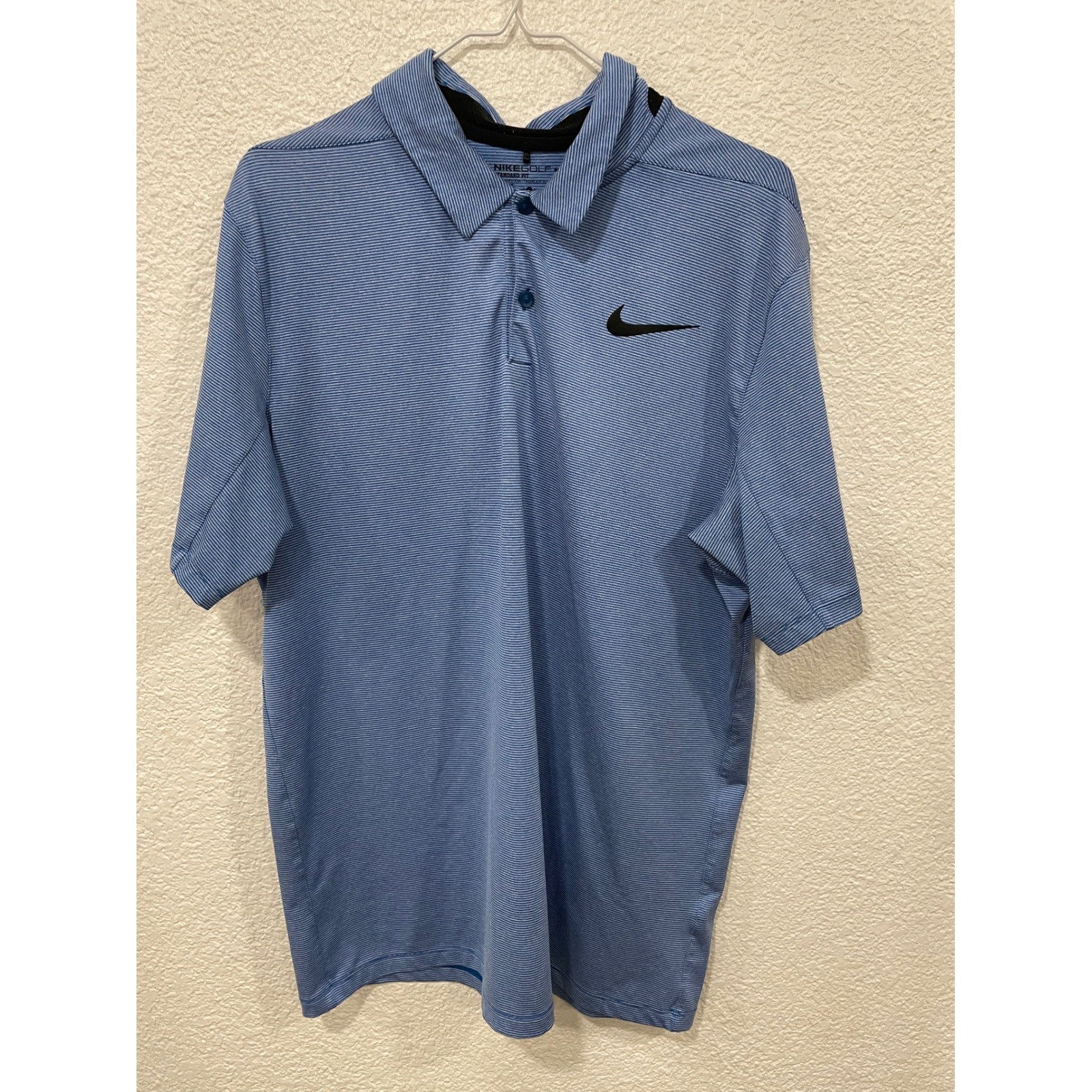 Nike Golf Standard Fit Polo Short Sleeve Dri Fit Men Large Retail $70