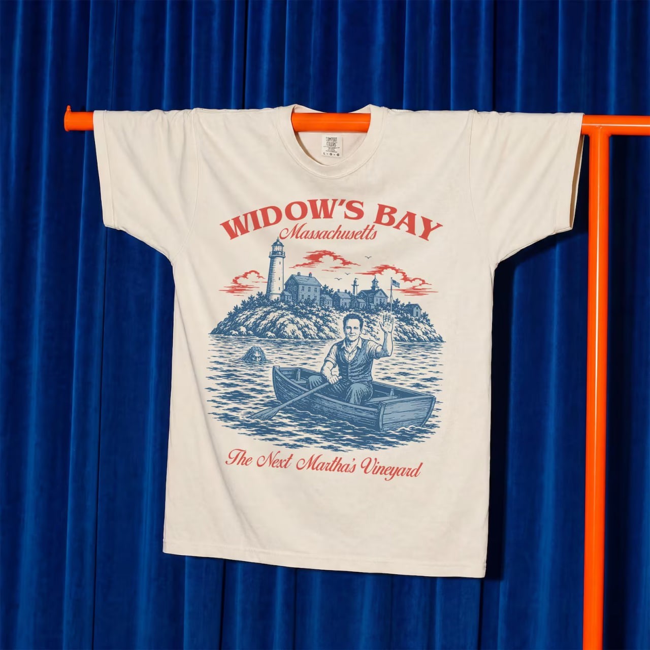 Widow’s Bay Travel T-Shirt, Funny Retro TV Graphic Tee