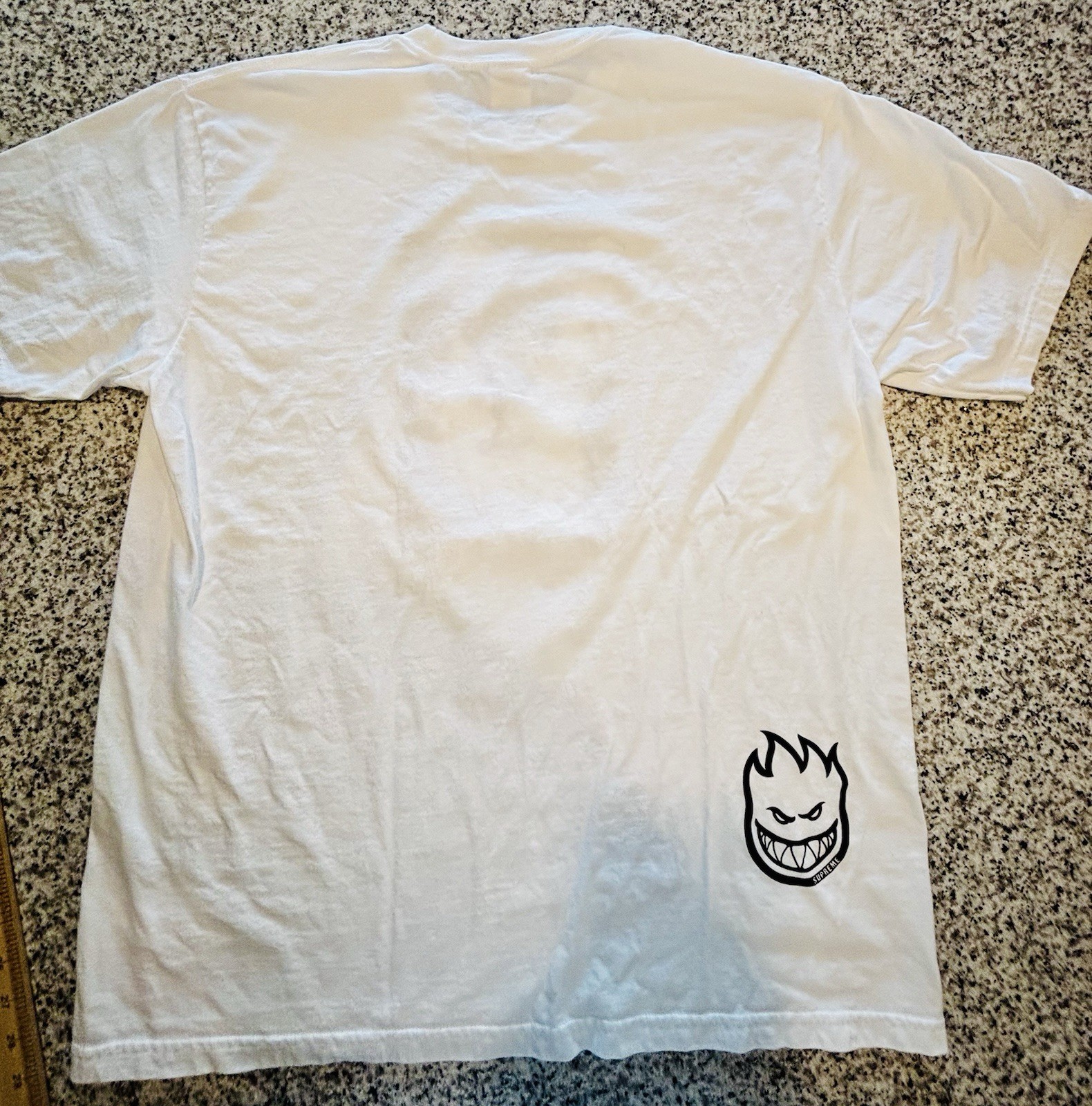 Supreme x Spitfire Flag Tee x Mens Size XL White x See Description