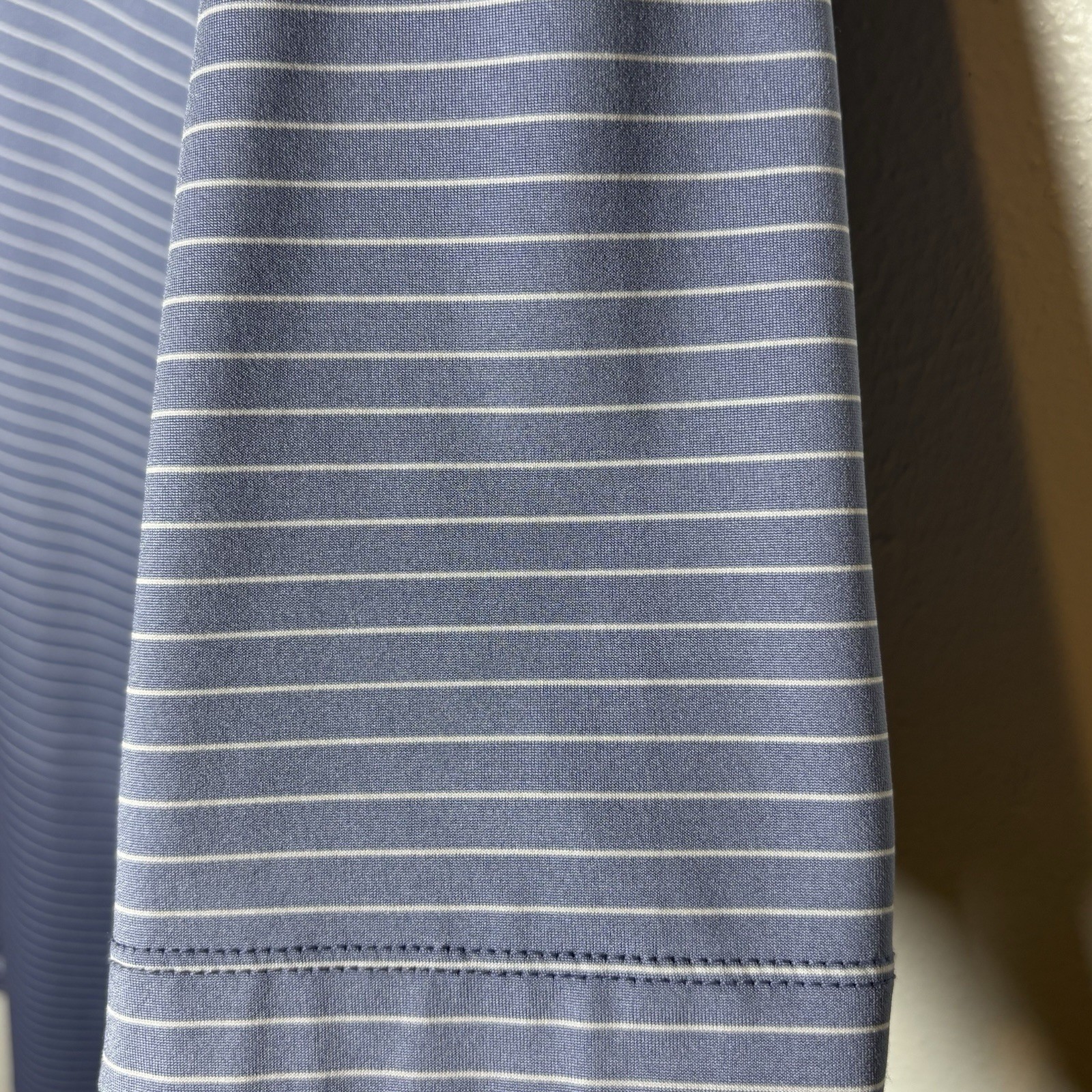 Johnnie- O “Beau” Performance Stretch Golf Polo Shirt Men’s XL Striped No Logo