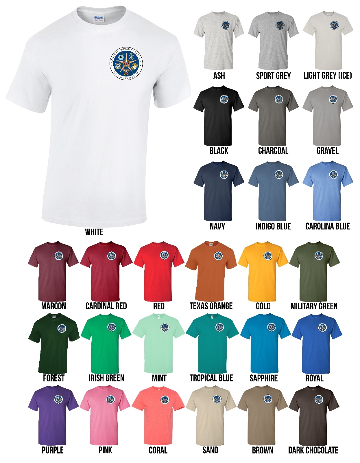 US Central Security Service CSS Seal Shirt Department of Defense Intelligence