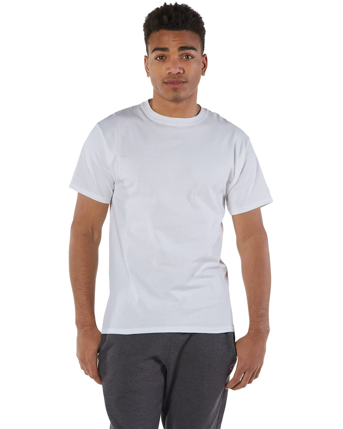 Champion Adult Short Sleeve Stylish T Shirt Casual Plain T-Shirt – T525C
