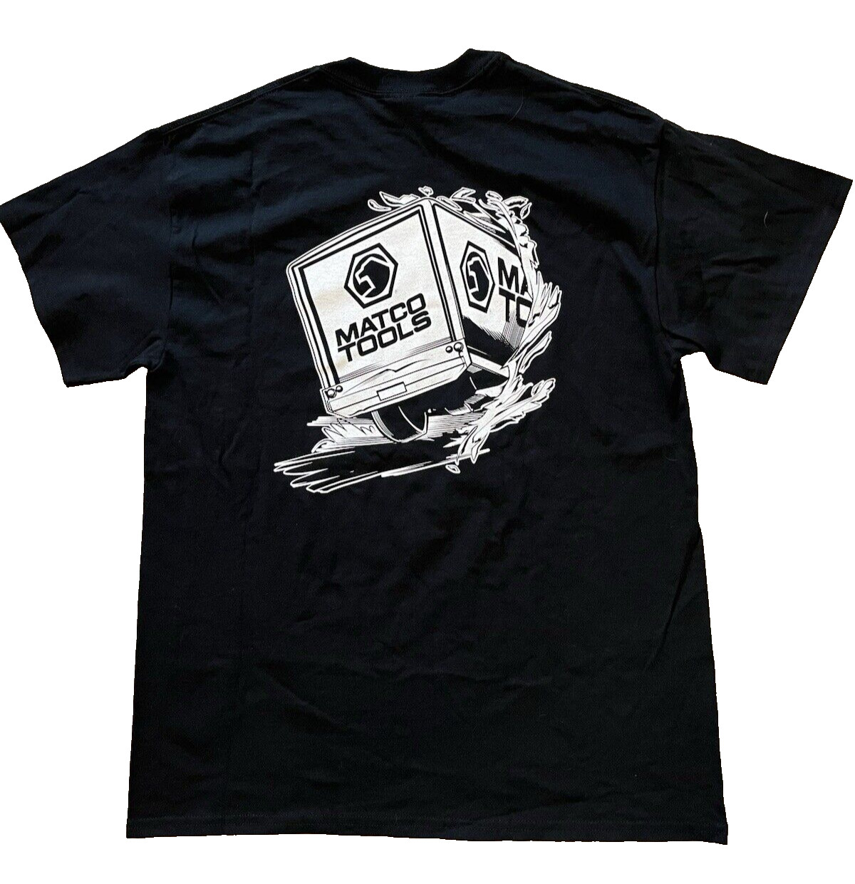 Matco Tools Men’s T-Shirt Tool Truck Graphic Black Tee Size XL New