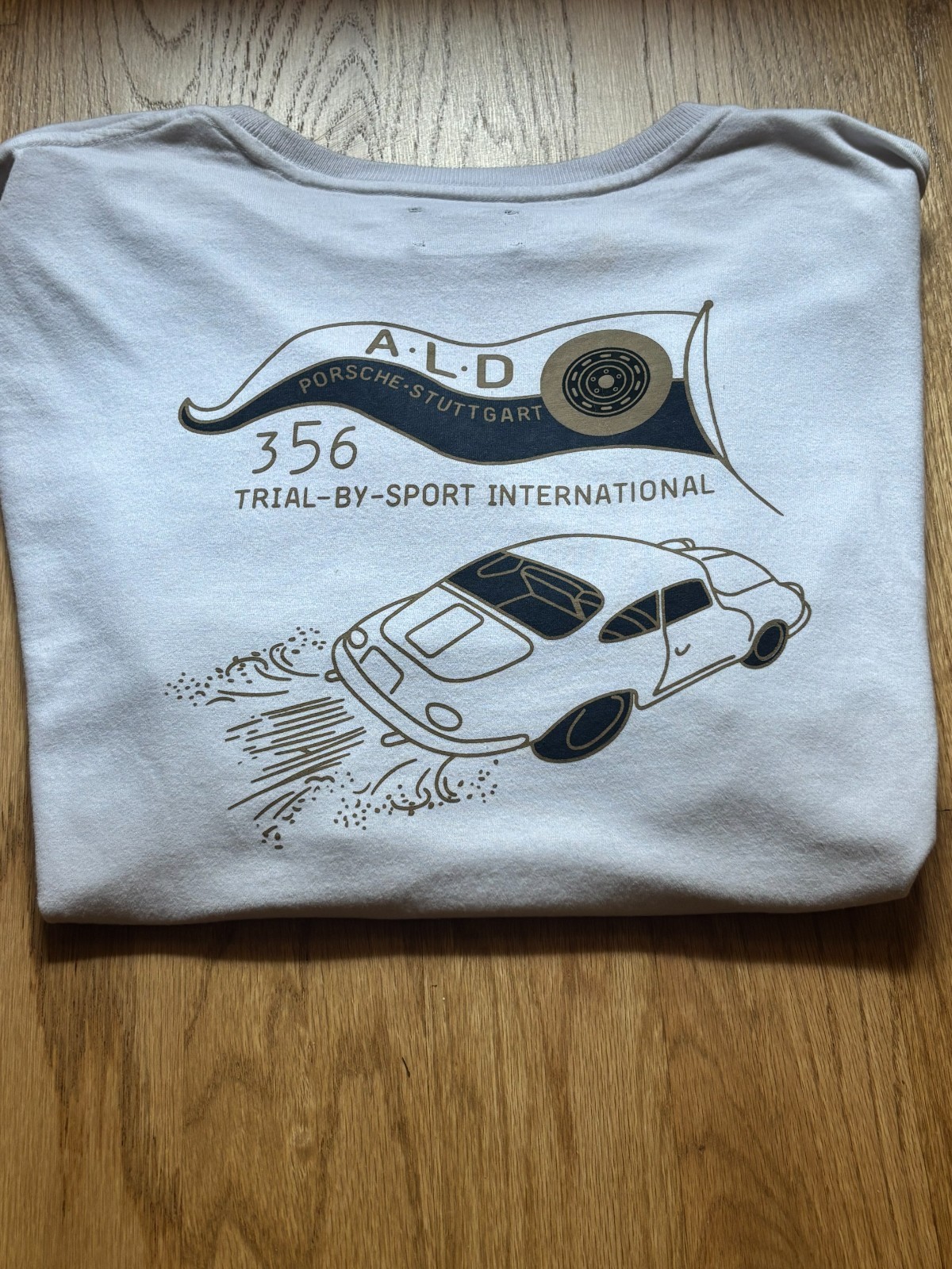 Aime Leon Dore ALD / Porsche 356 Tee – White size XL “last one sold for 399.99”