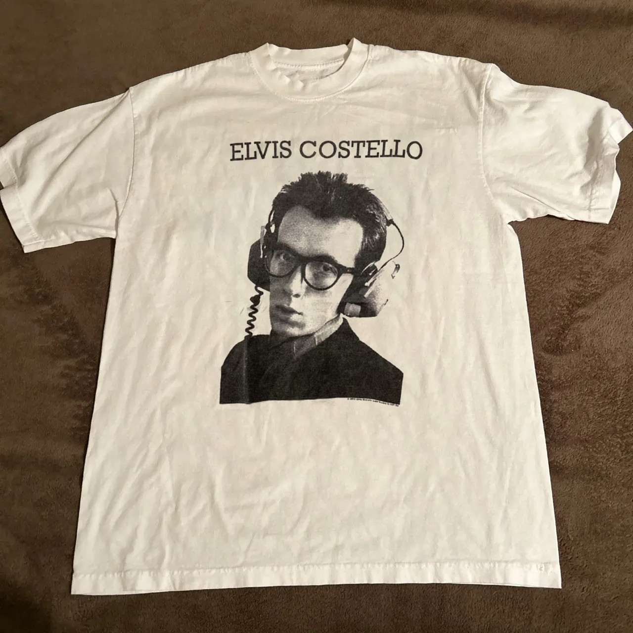 VIntage Elvis Costello Cotton Shirt Unisex Concert S to 5X EL486