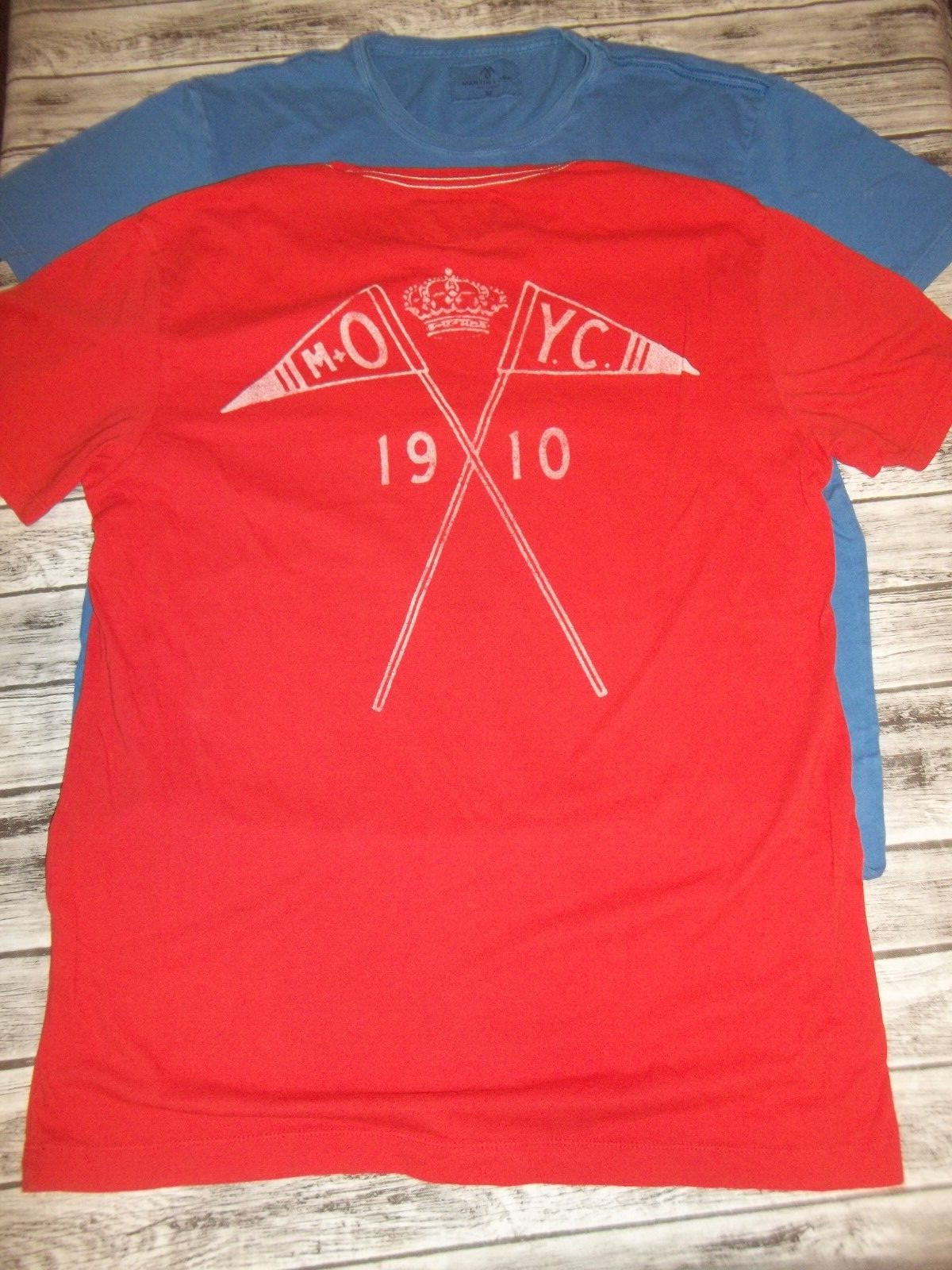 Martin + Osa Lot of 4 Mens Solid & Graphic T-Shirts Size Medium