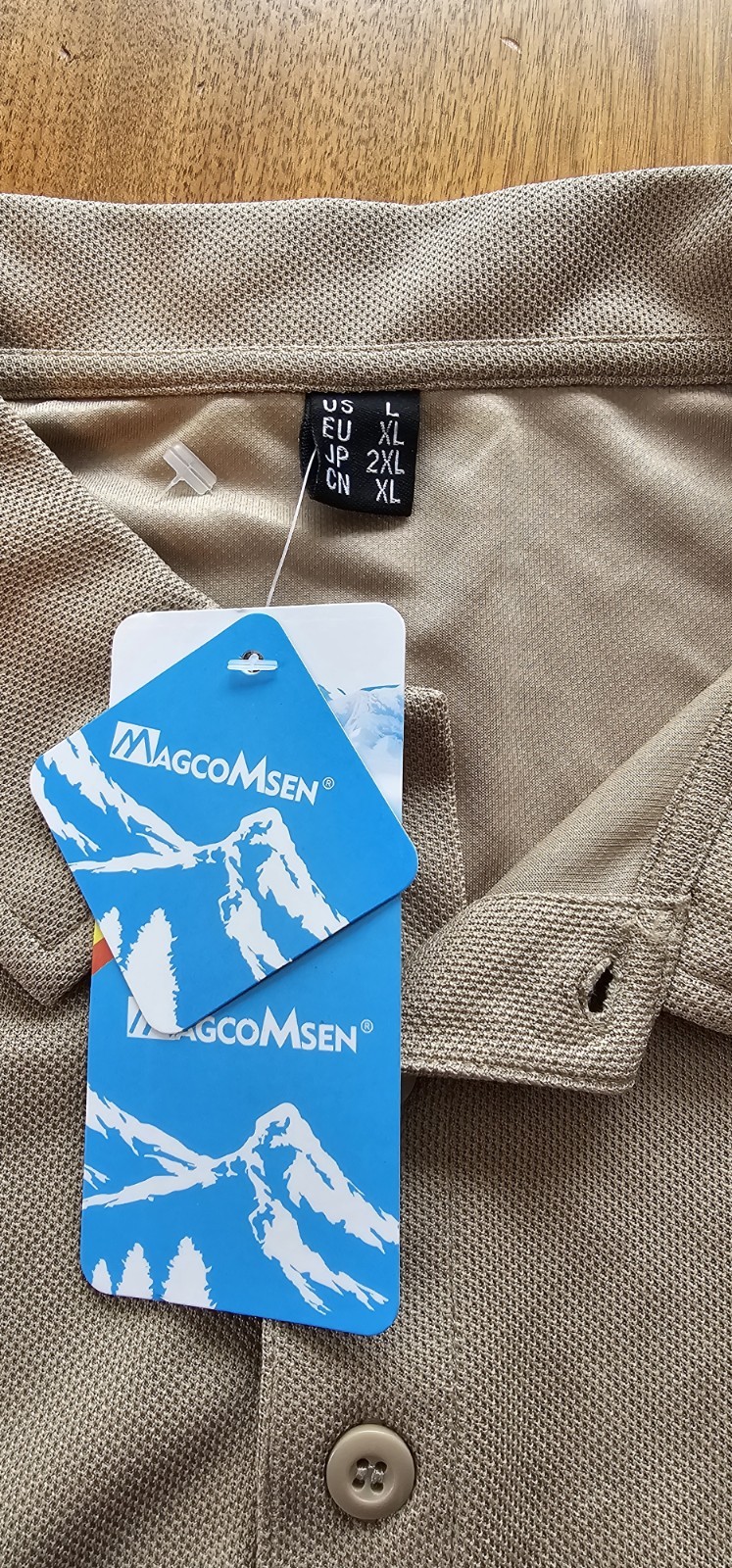Magcomsen Men’s Short Sleeve Polyester Polo Shirt *Tag Size: L New!