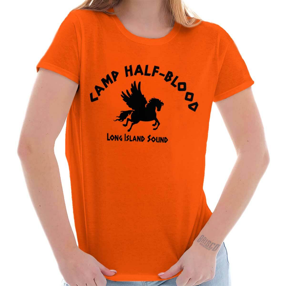 Camp Half Blood Long Island Sound Pegasus Womens Top Junior Graphic Tee