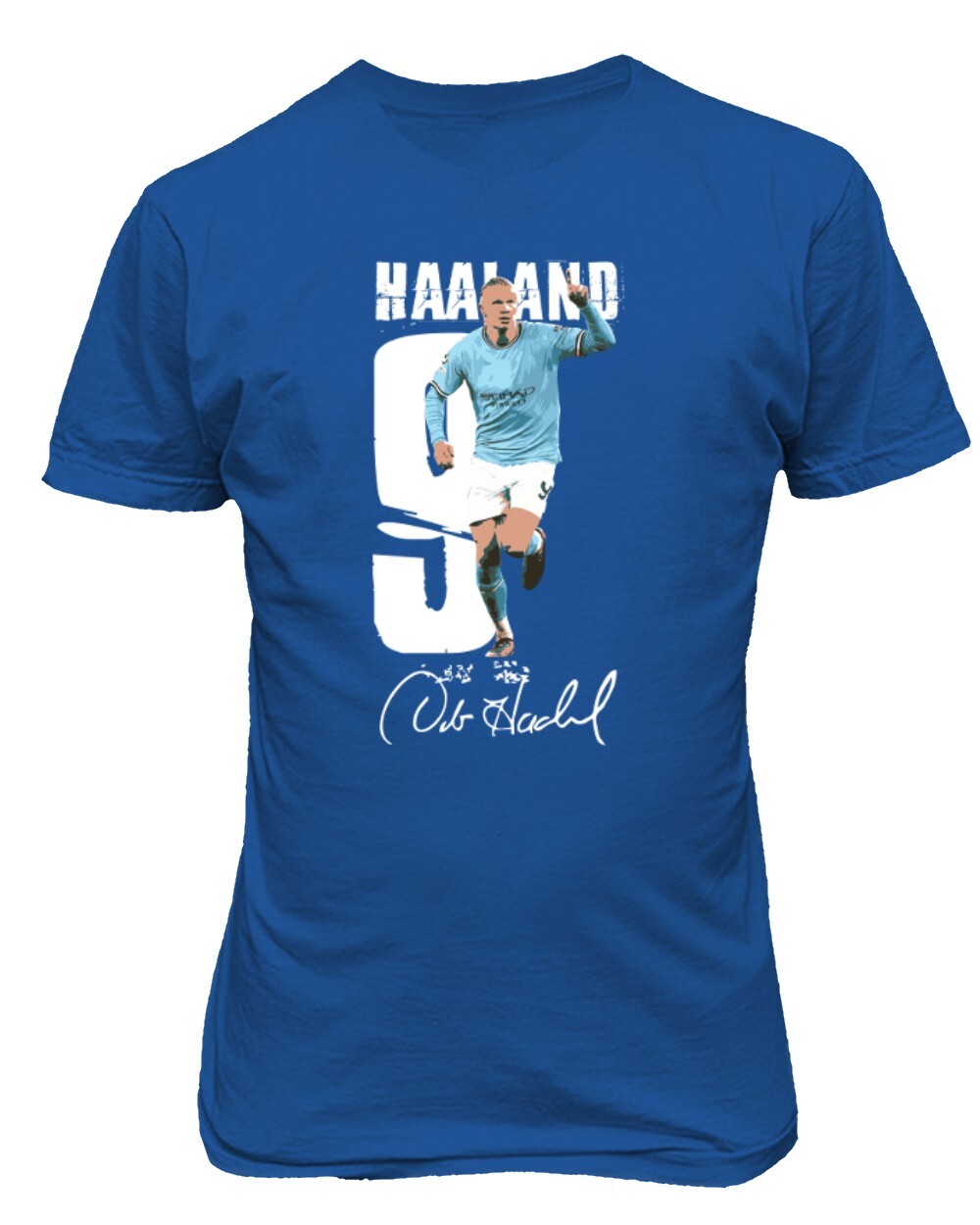 Haaland #9 Manchester Soccer Star Player Football Unisex T-Shirt