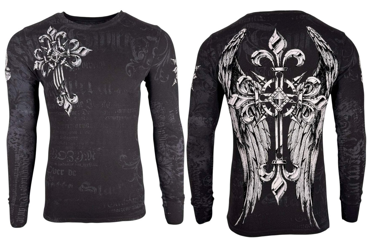 Archaic By Affliction Men’s Thermal Shirt Hercules