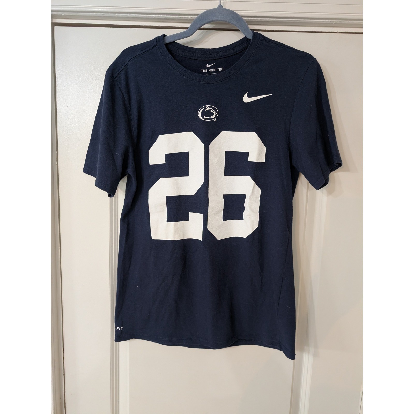 Nike Penn State Nittany Lions Saquon Barkley 26 Dri-FIT Shirt Mens Medium Navy