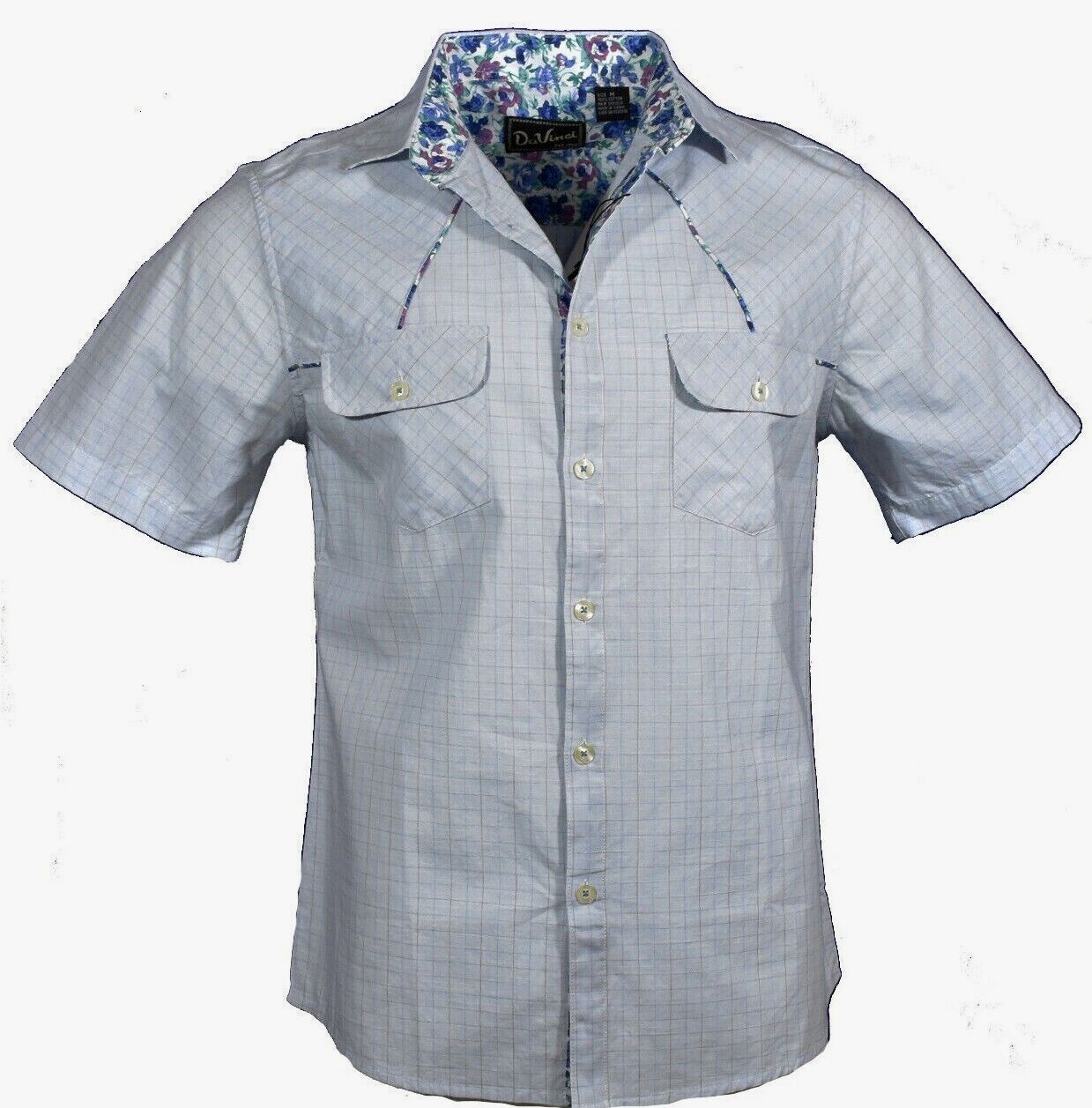 Men’s Shirt “DaVinci “Button Down Casual Shirt -100% Cotton NWT Org $49.50