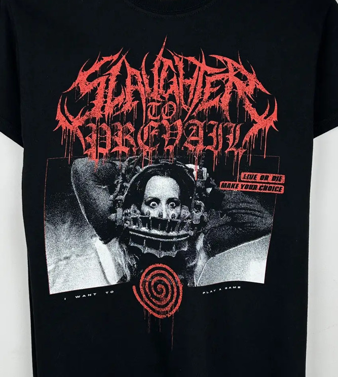 Slaughter to Prevail live or d make your choice black T-shirt PUMIG70