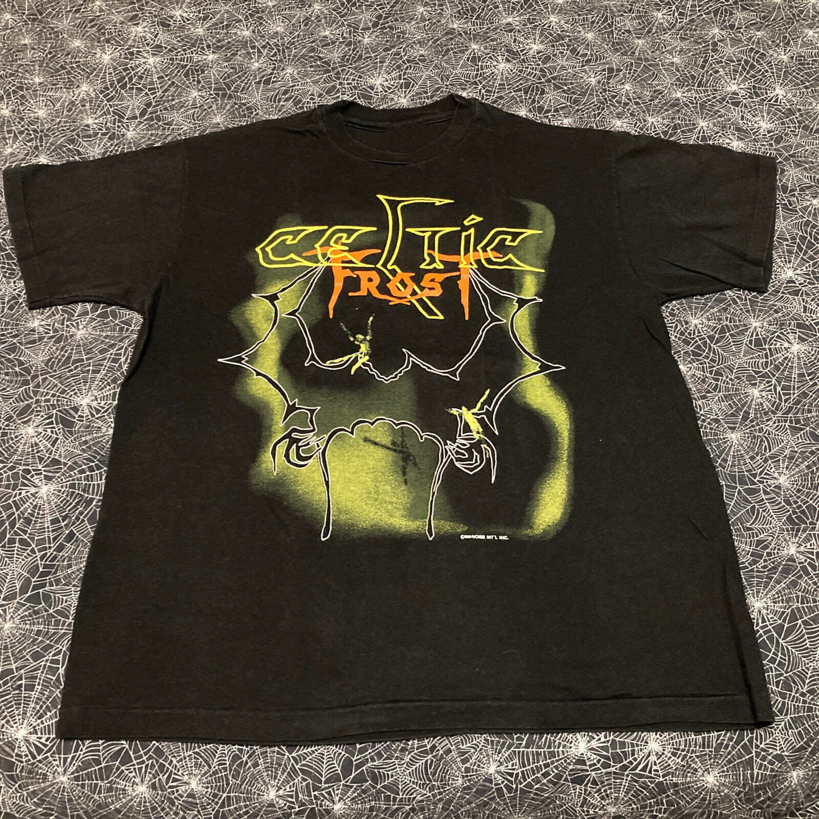 Celtic Frost Music Tour Black T-Shirt Cotton All Size Unisex