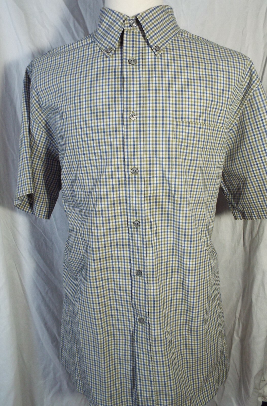 Gap Men’s Short Sleeve Shirt Size X-Large Classic Fit Free Returns 1-day Shippin