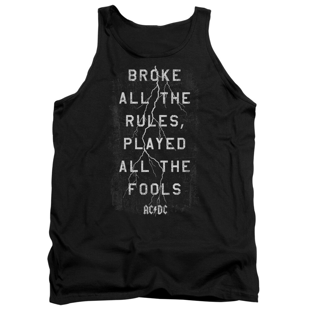 ACDC STRUCK Licensed Men’s Tank Top Sleeveless Tee SM-2XL