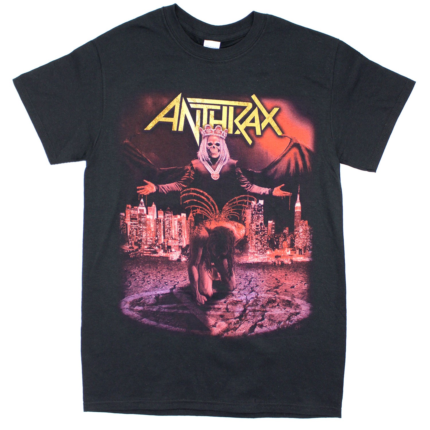 Men’s Anthrax Bloody Wings N.A. 2016 Tour Tee T-shirt Small Black