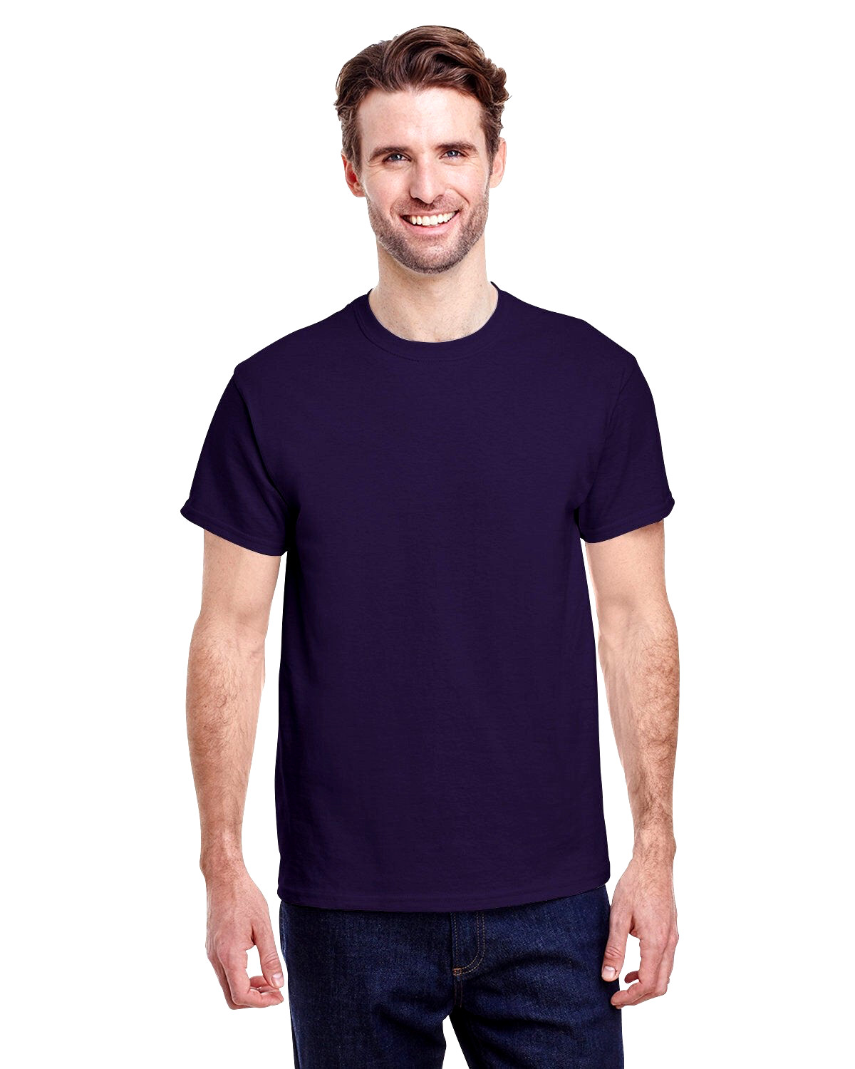 Gildan Mens Premium Short Sleeve Heavy Cotton Plain Blank Casual T-Shirt