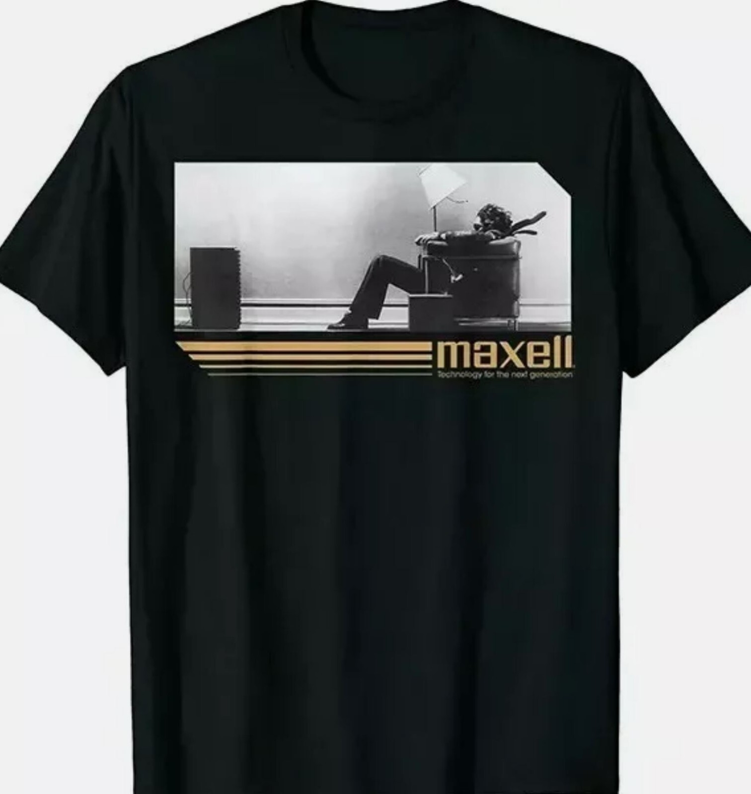 Maxells Funny Retro T-Shirt full size S to 5X