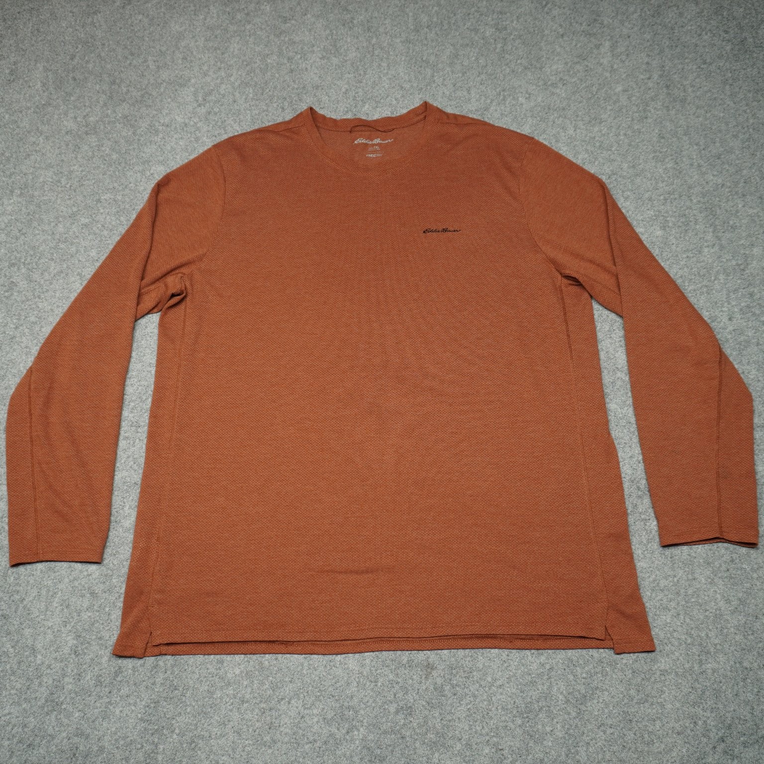 Eddie Bauer T-Shirt Men’s Rust TXL Cotton Polyester Rayon Crew Neck
