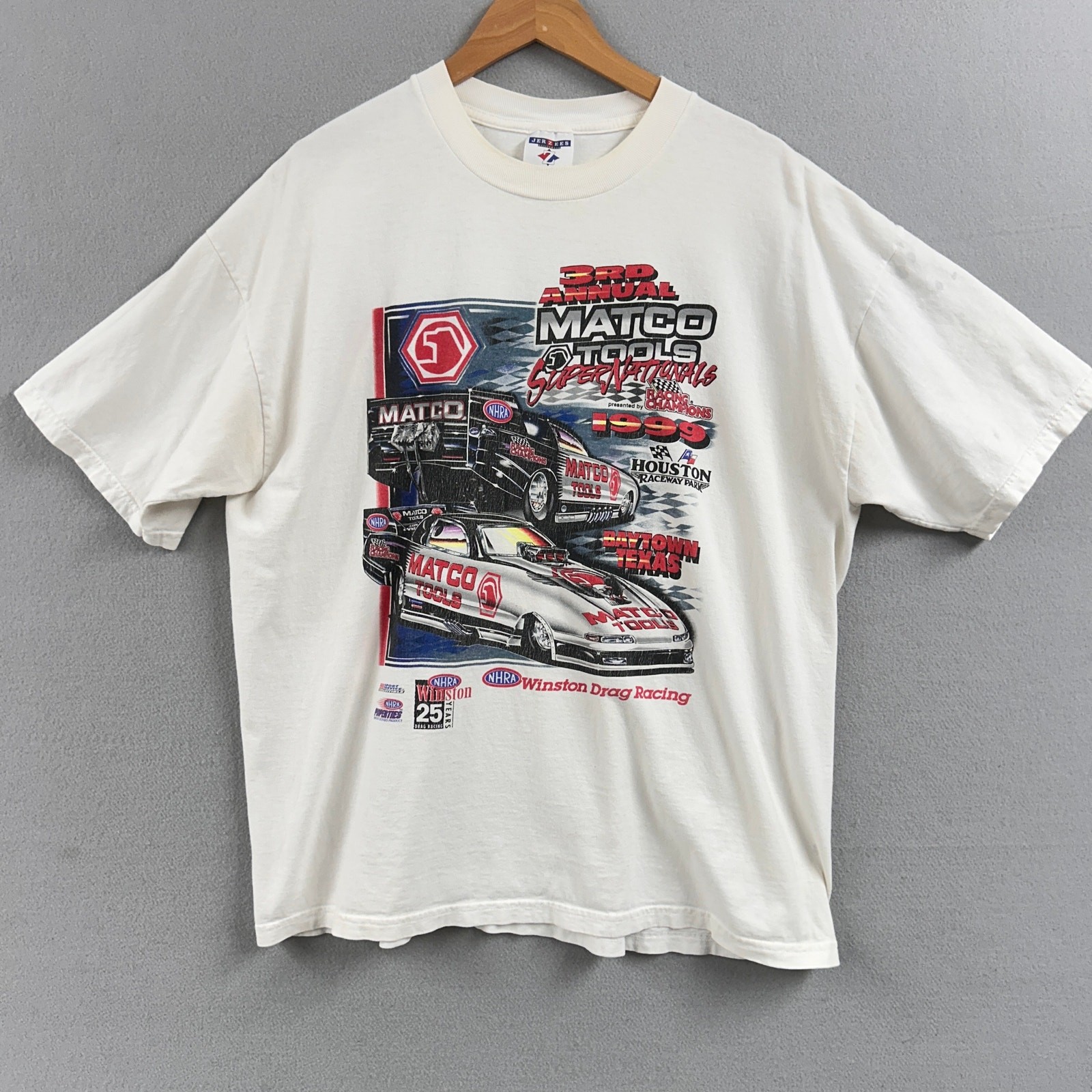 Vintage 1999 Matco Tools 3rd Super Nationals Drag Race Shirt XL