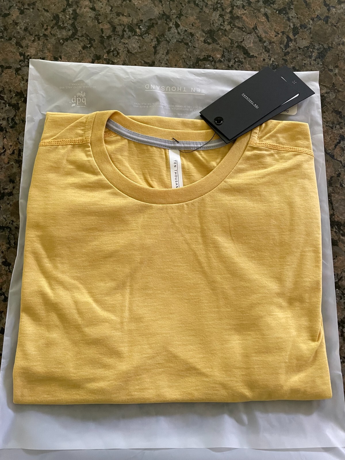 Ten Thousand Durable Tee, Short Sleeve, Yellow (OYH), W Moss, Salsa, New, Tags