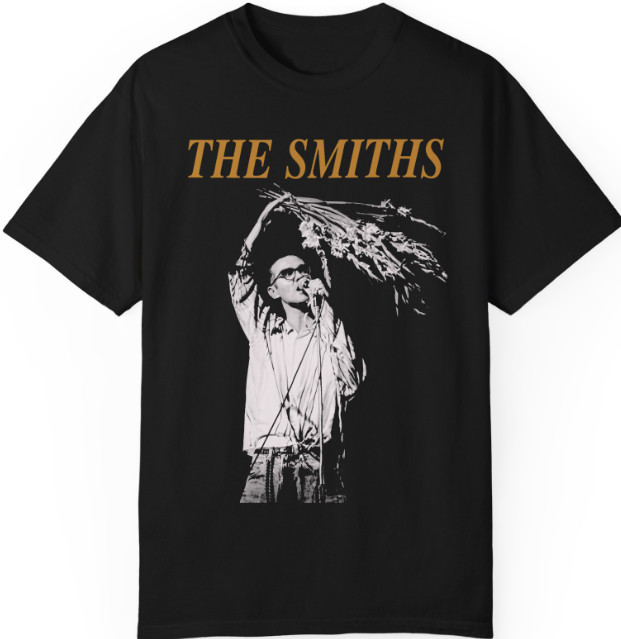The Smiths Flowers Tee This Charming Man Queen Is Dead Morrissey