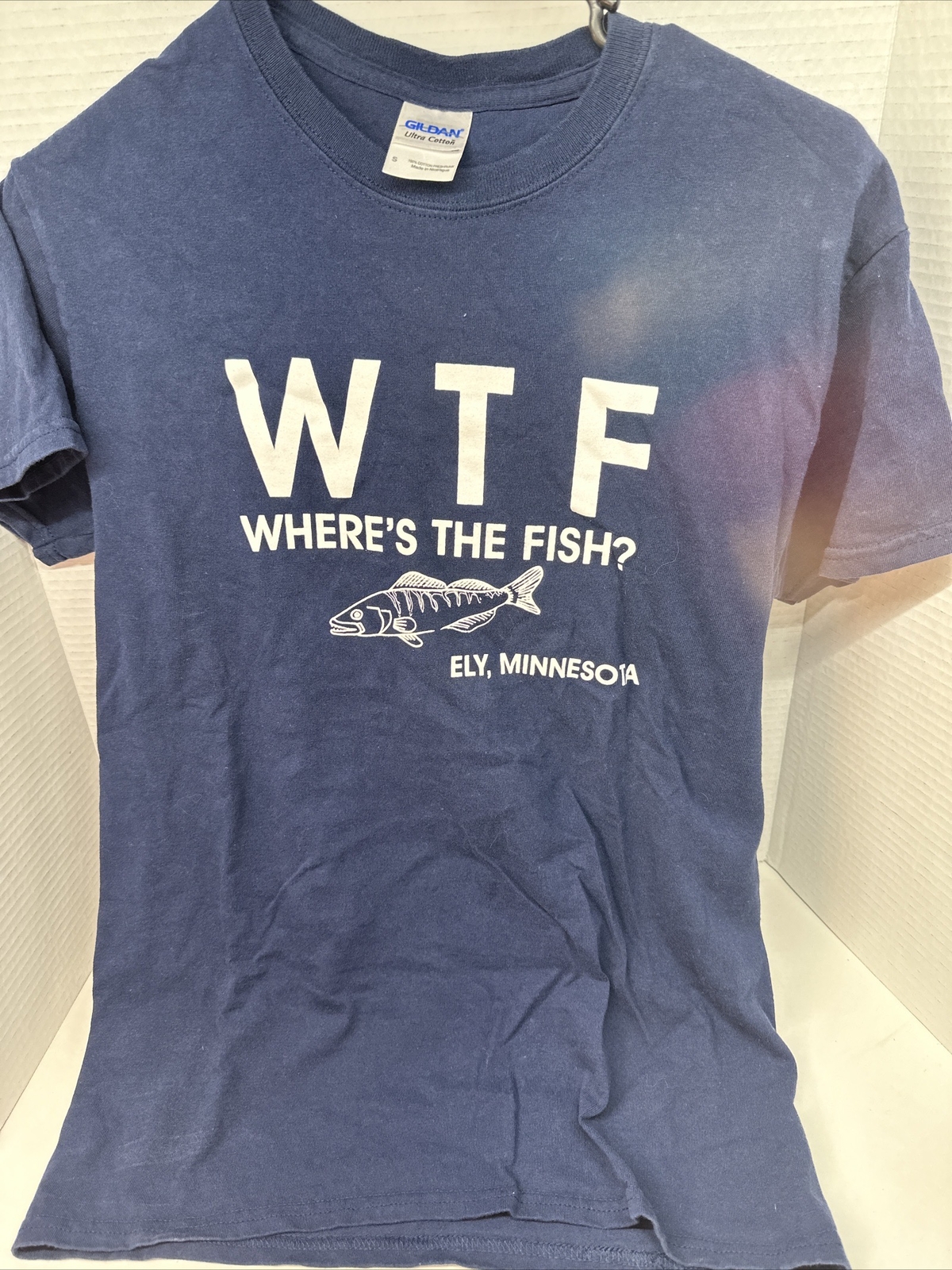 WTF T-Shirt Funny Fishing Where Is the Fish Tee Shirts Gift for Men