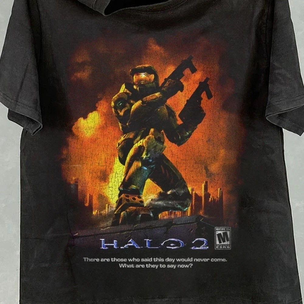 Vintage Halo 2 Master Chief Gift For Fans Unisex S-5XL Shirt ILS29