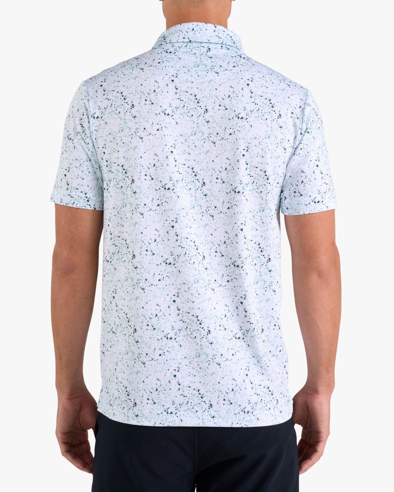 Paint Splatter 3 – Green Performance Polo