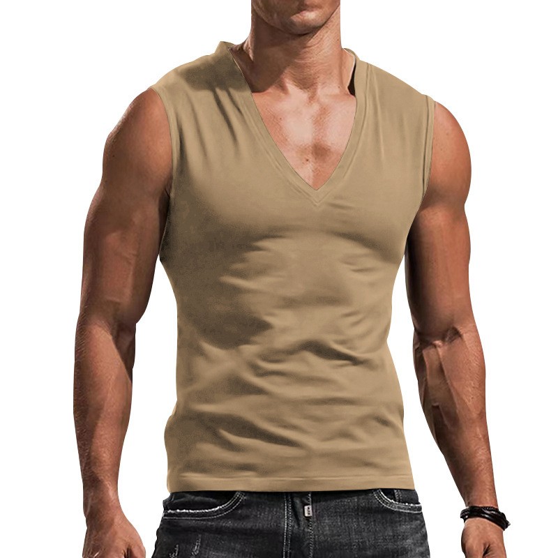 Summer Sleeveless V-Neck Minimalist Vest