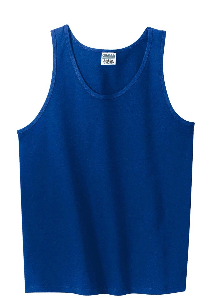 Lot Of 5 Gildan Classic Fit Tank Top For Men Ultra Cotton Sleeveless Shirts NEW