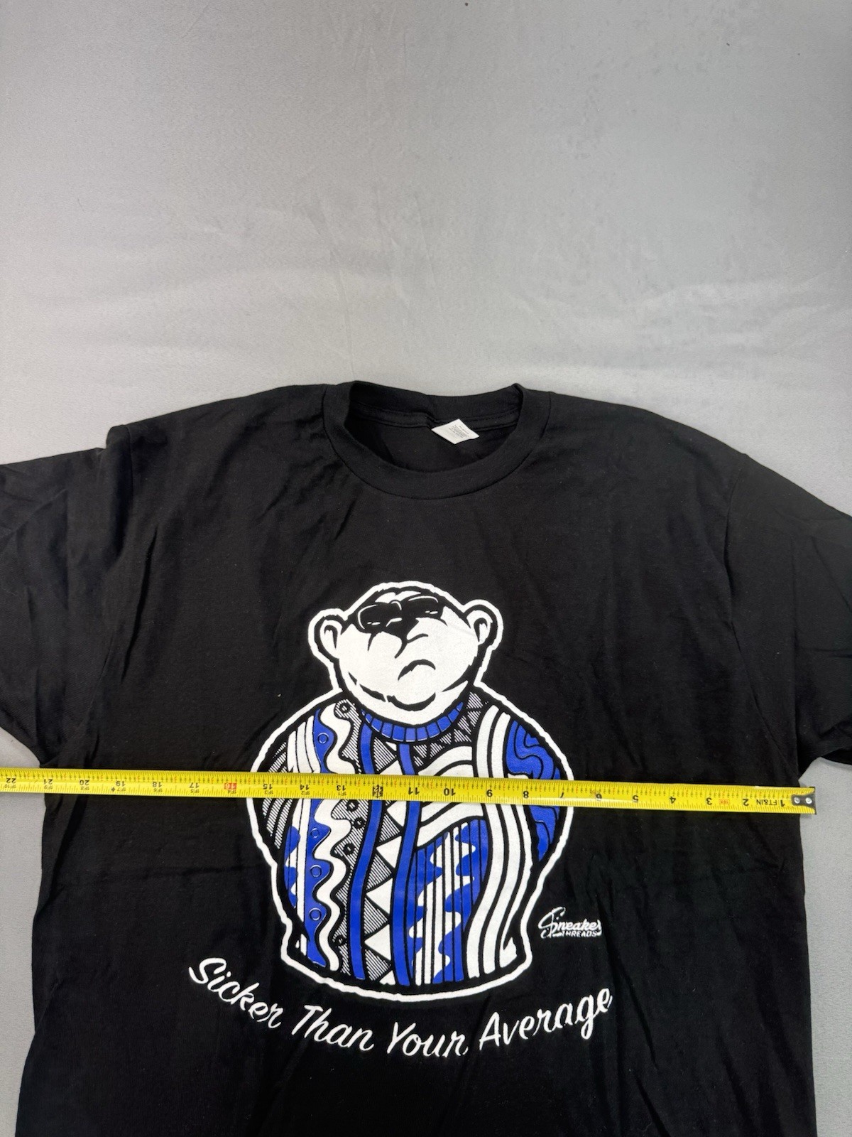 Jordan 9 UNC Midnight Navy Black Shirt Match BIG Bear Tee Size Large Graphic NEW