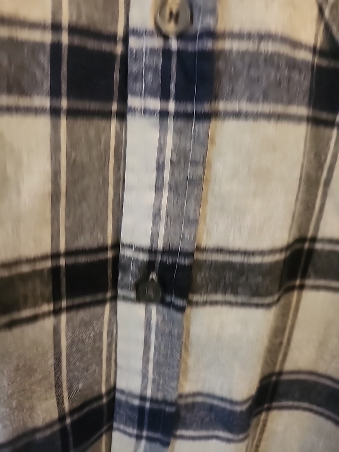 Dip 2xl Tall Flannel Gray Black Plaid Men’s Shirt Long Sleeve C 26 in x L 30 in