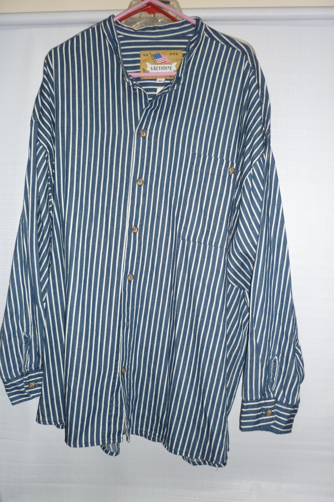 GREYSTONE BIG MAN SHIRT SIZE 4X OLD STOCK USA