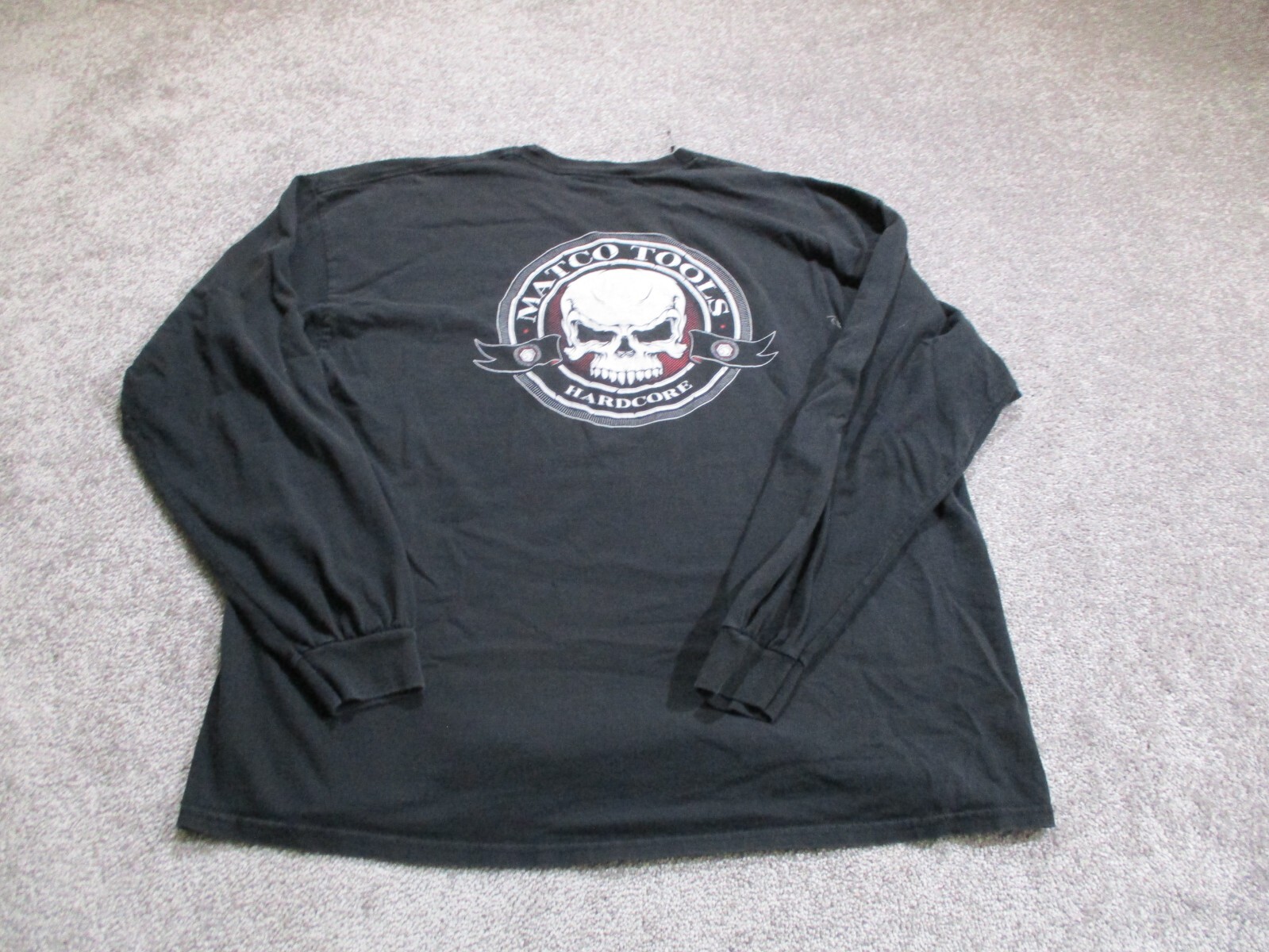 Matco Tools Shirt Mens No Size Black Hardcore Skull