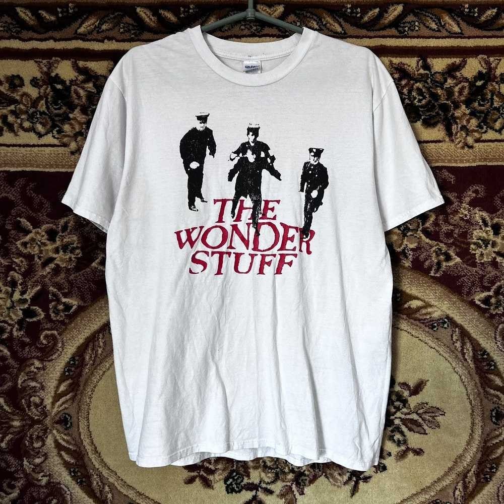 Rare! The Wonder Stuff band White Shirt Unisex Concert S to 5XL EL843
