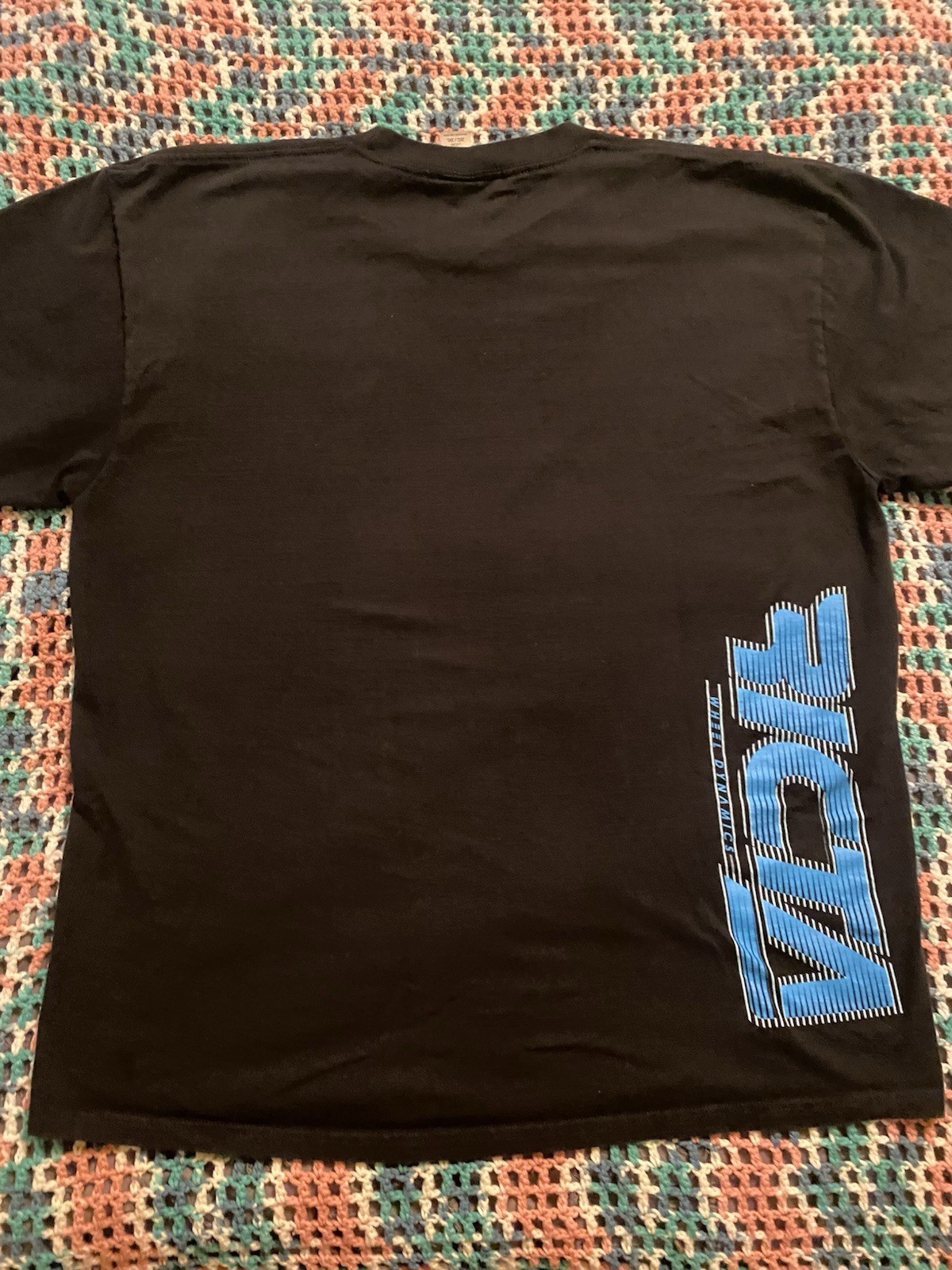 Vintage NHS RICTA Wheels Skateboard Black T Shirt Sz 2XL (25.5in W X 30in L) Y2K
